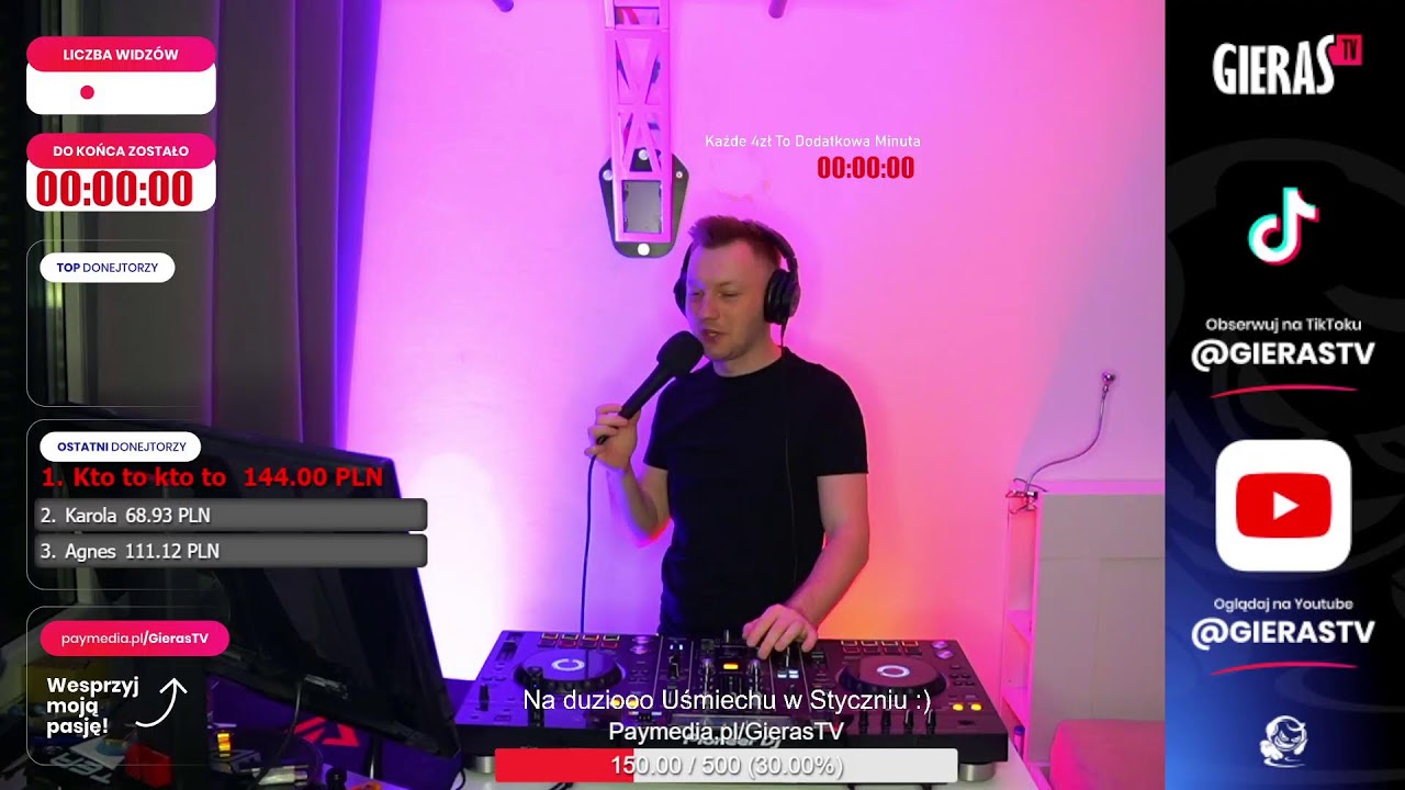 Muzyczne Rozpoczęcie Weekendu na GierasTV