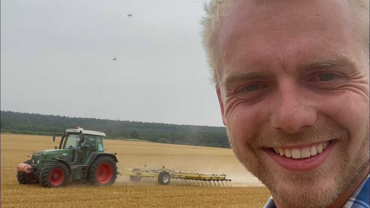 Strohstriegel Einsatz im Gerstenstoppel 🌾 #4