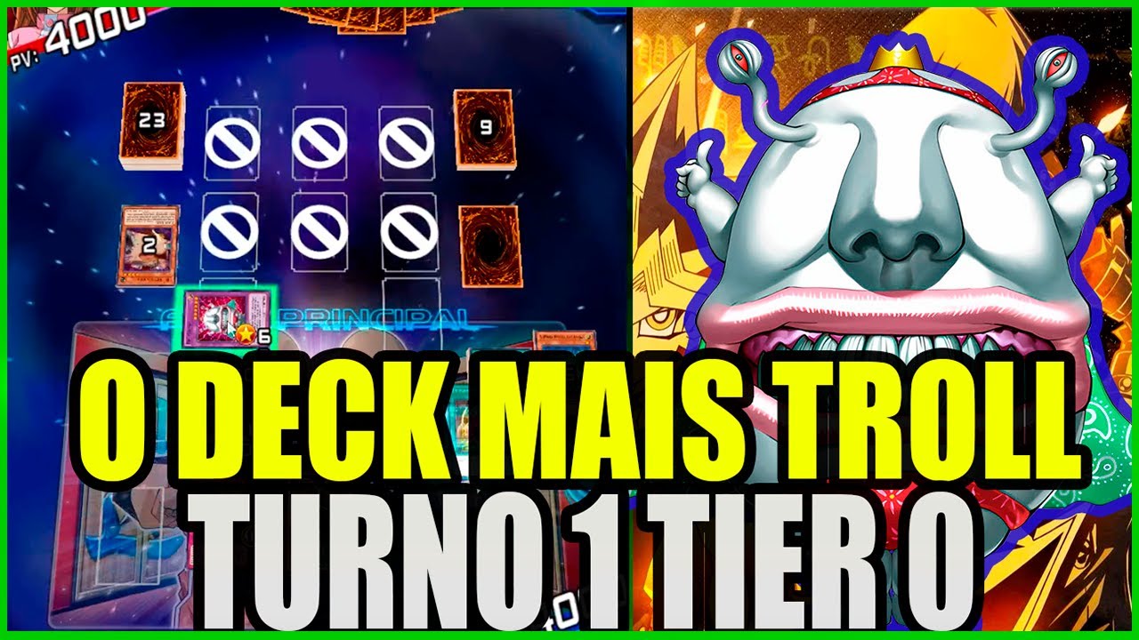 VOC&Ecirc; PRECISA CONHECER ESSE DECK! O DECK MAIS TROLL DO DUEL LINKS - Yu-Gi-Oh DUEL LINKS 