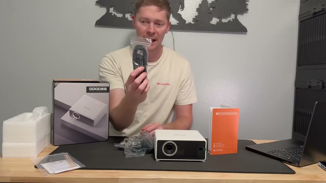 A projector below 70!! How is the GooDee AC201 Short Throw Portable Projector perform | 70%OFF NOW
