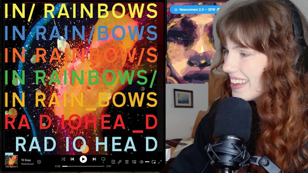 Radiohead - In Rainbows | full album live reaction (while drawing!)