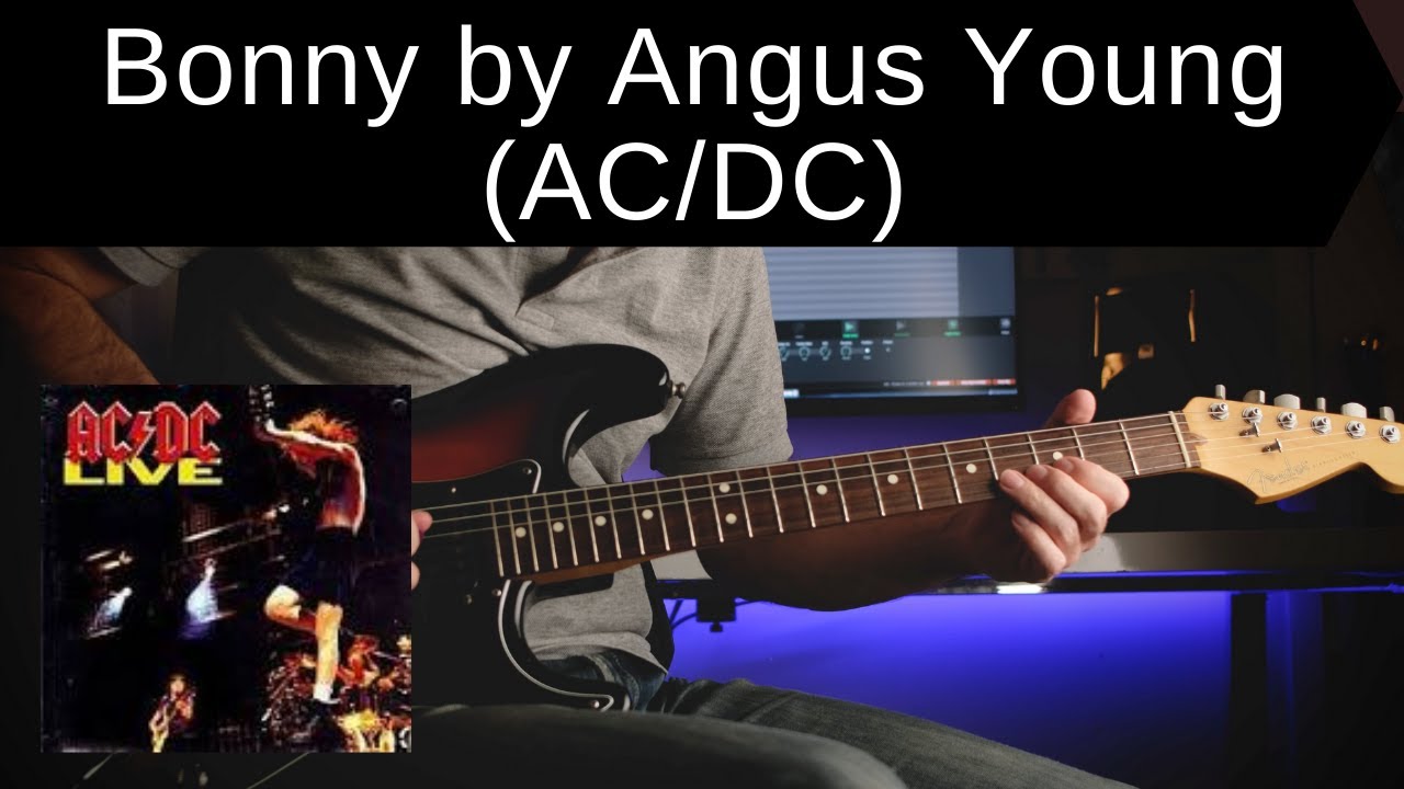 BONNY by Angus Young (AC/DC) | How to play :: Guitar Lesson :: Tutorial