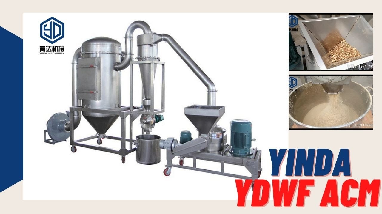 YDWF ACM herb pulverize machine superfine grinding machine herb fine powder grinder price