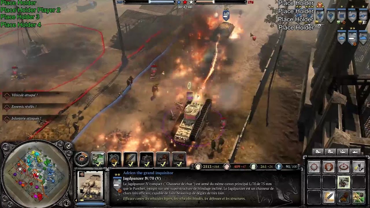 COH2 #1 Quand ça va bien d'un côté... mais que ça pousse très fort de l'autre (4v4 Ville 17)