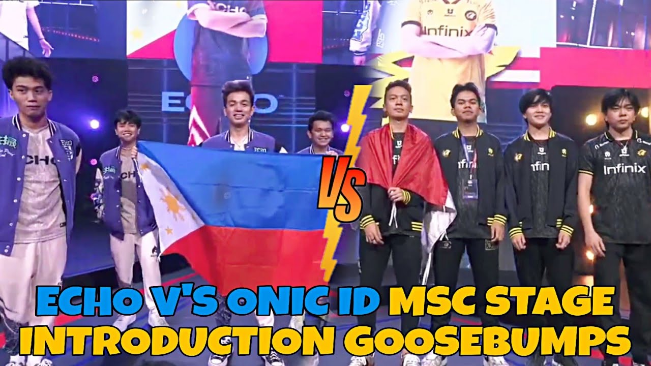 ECHO V'S ONIC ID MSC STAGE INTRODUCTION GOOSEBUMPS 😲