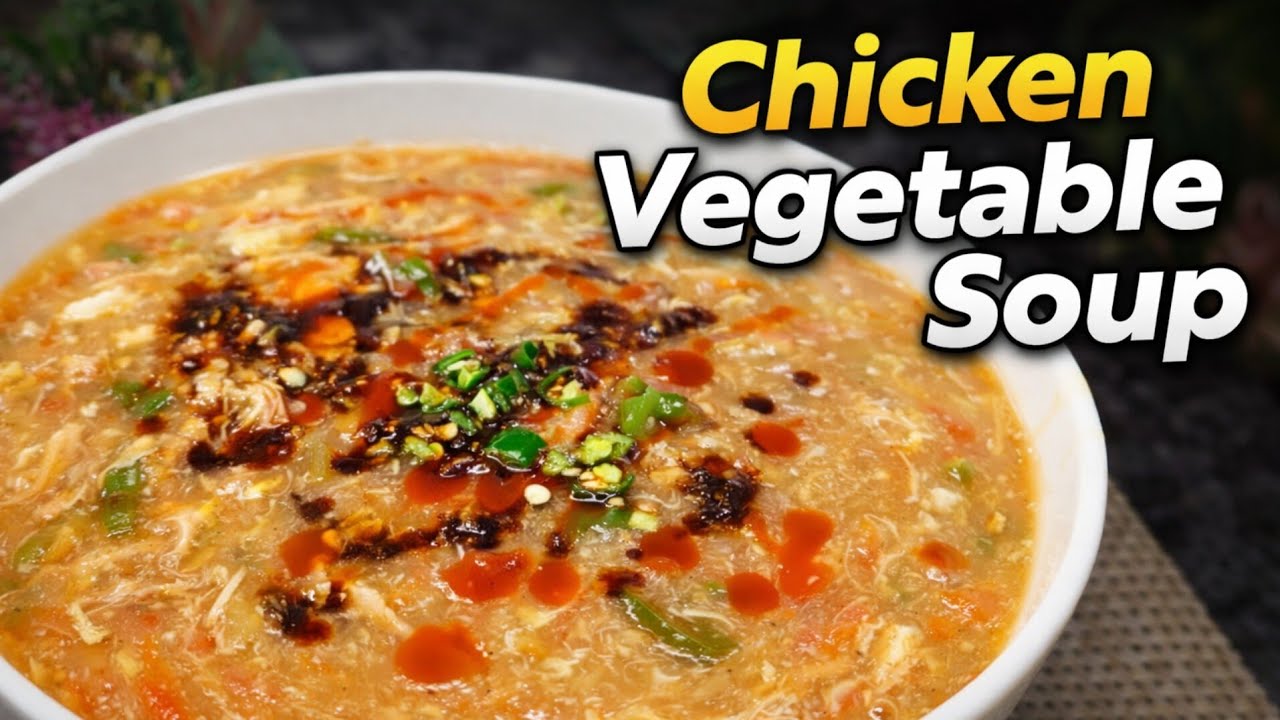 Chicken Vegetable Soup Recipe by Heaven Taste| Healthy & Easy Homemade Soup | Winter Special Soup