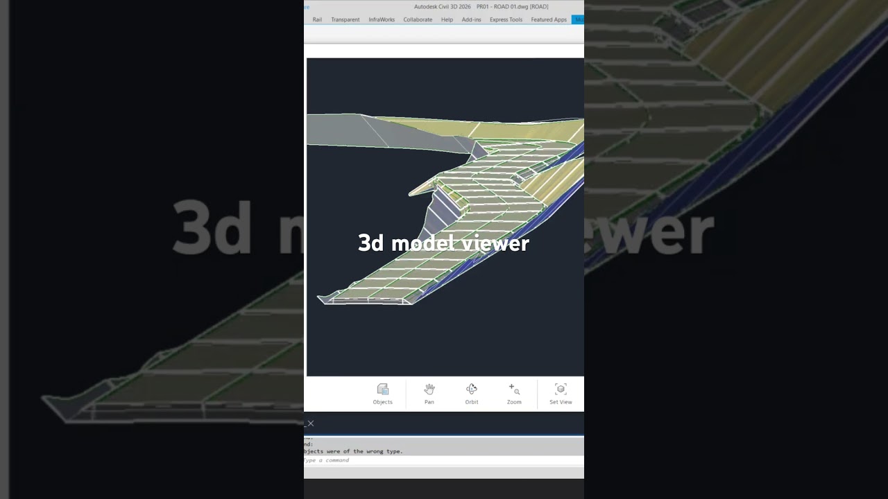 Civil 3d 2026 (3D Model viewer)