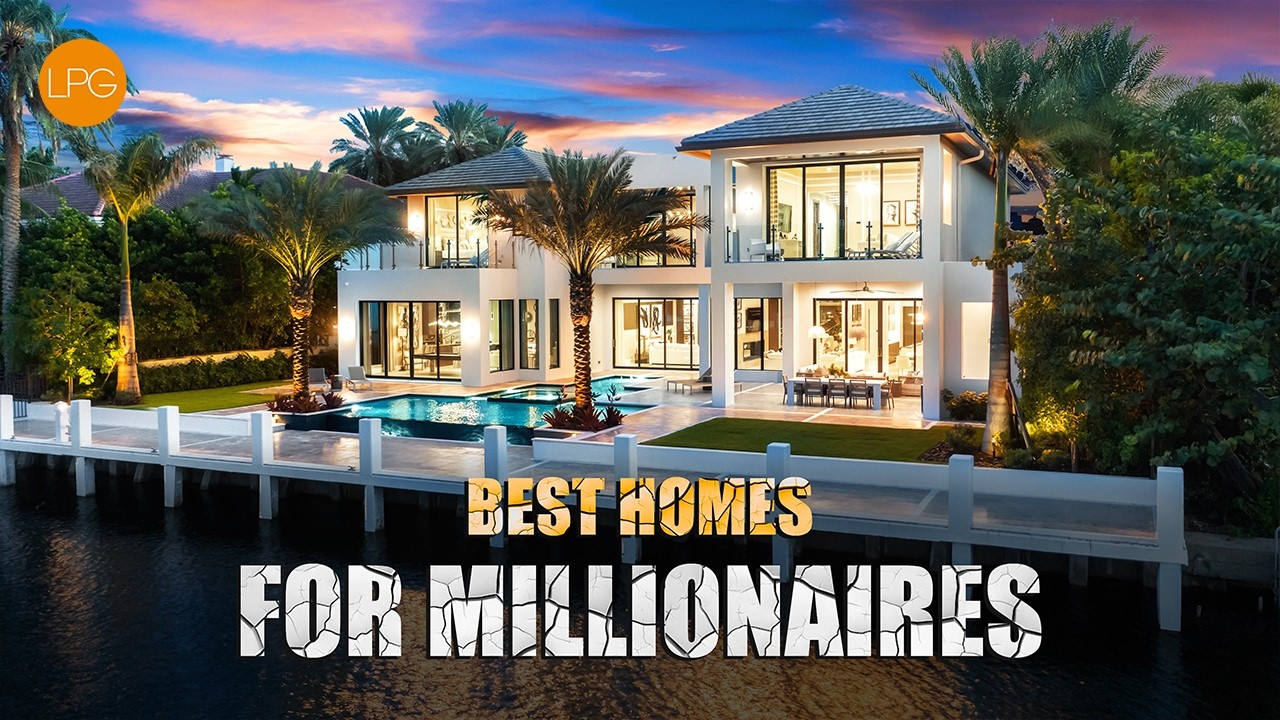Inside The Most Luxurious Millionaire Homes In The USA: Incredible Mansion Tours