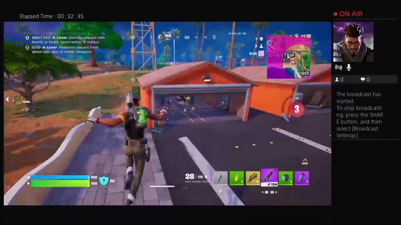 Fortnite livestream