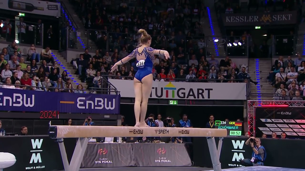 Karina Schönmaier Deutschland Balken EnBW DTB Pokal 2024 Mixed Cup