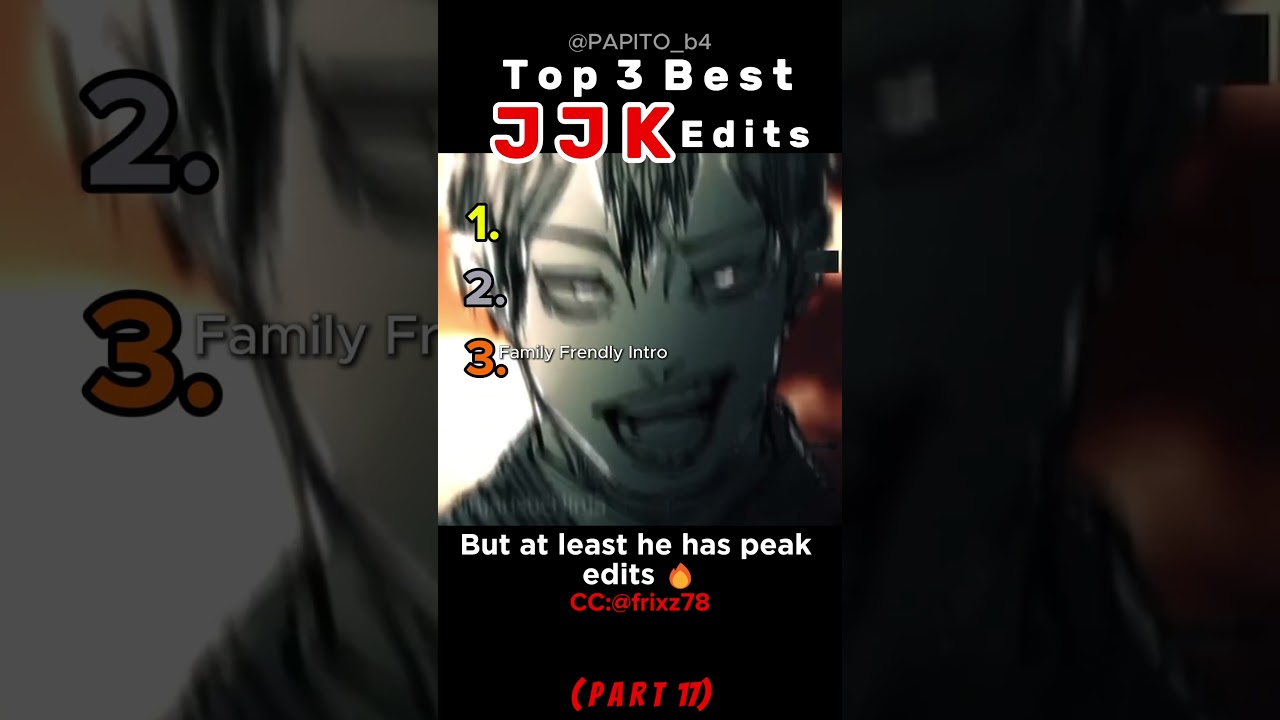 Ranking the Best JJK Edits PART 17
