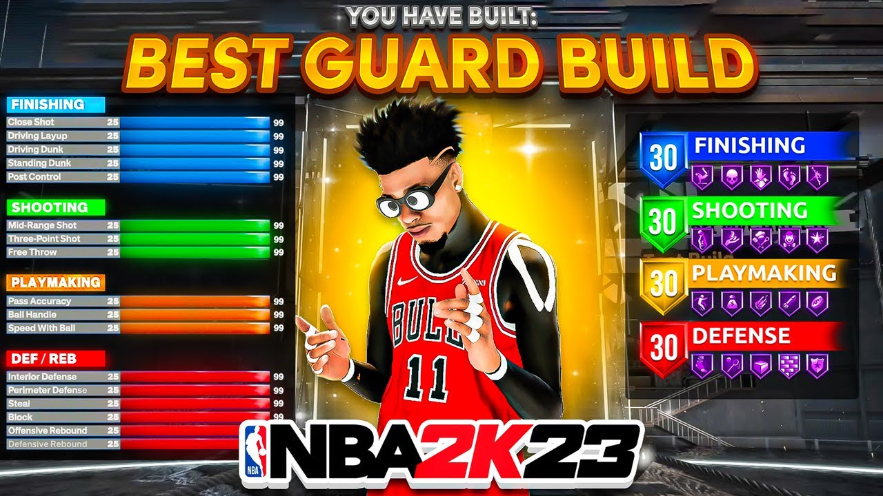 *NEW* BEST GUARD BUILD IS THE BEST BUILD IN NBA 2K23! GAMEBREAKING BEST BUILD IN NBA 2K23!