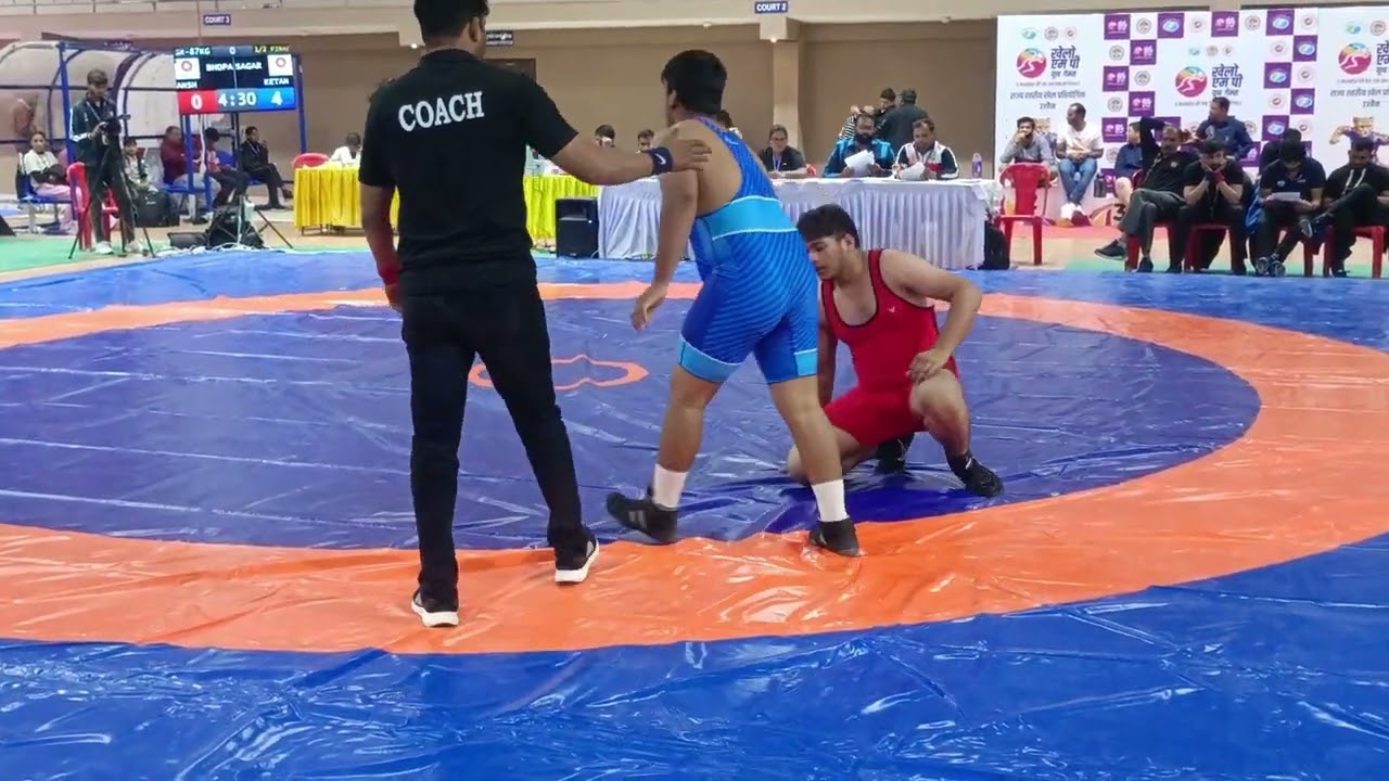 🔥 Ansh Baghel vs Ketan Kashyap | 87 kg Greco Roman Final 🤼 | Khelo MP Youth Games