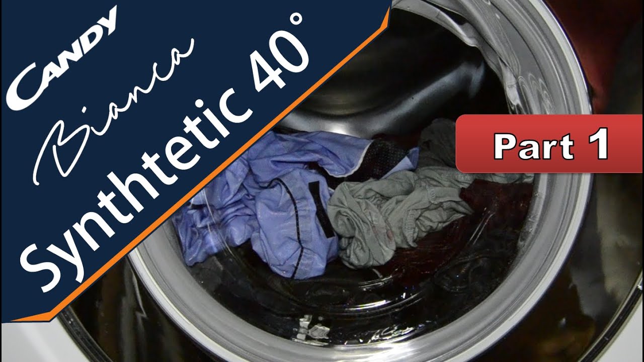 Candy BIANCA washing machine - Synthetics & Coloured 40&deg; - Part 1