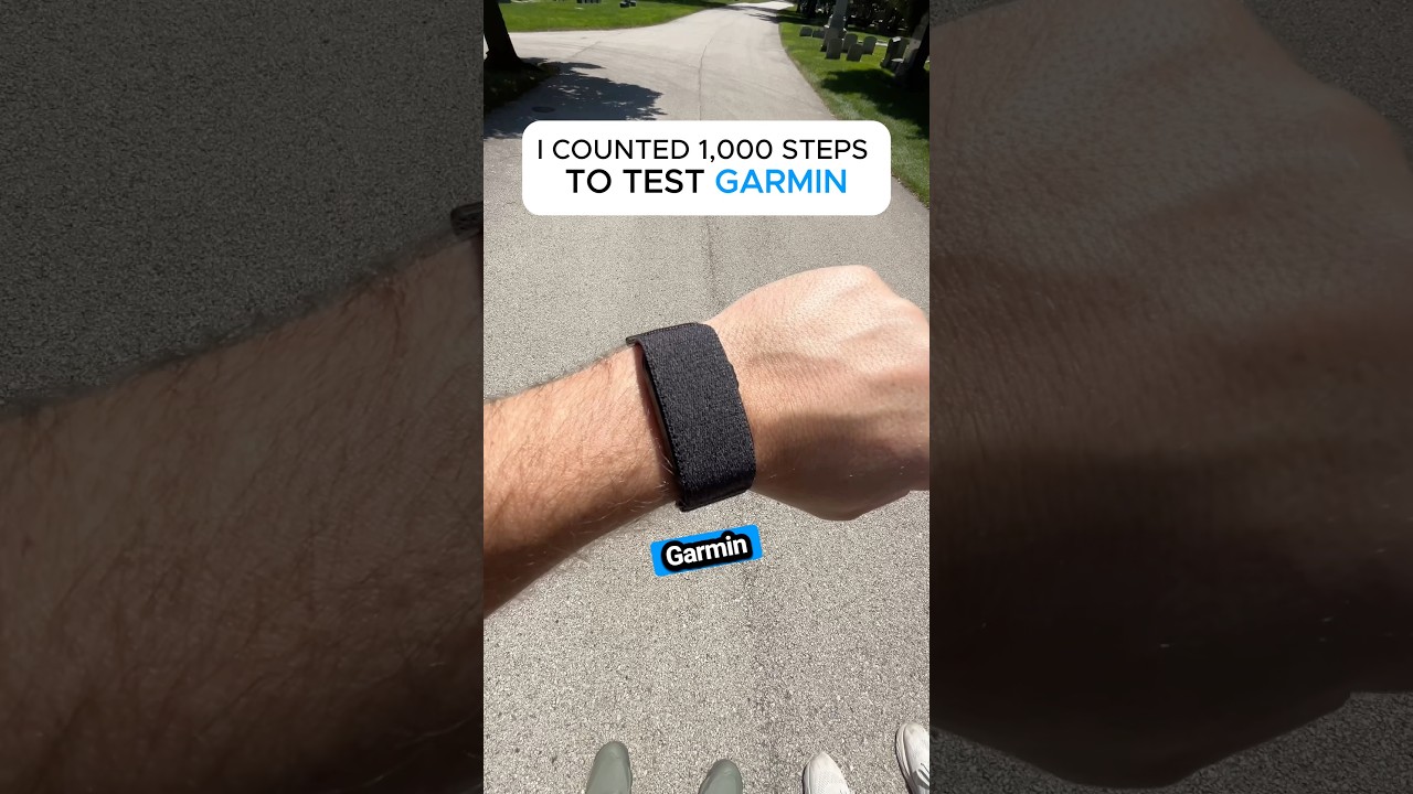 Я прошел 1000 шагов, чтобы проверить Garmin CIRQA&hellip; 😳 #shorts