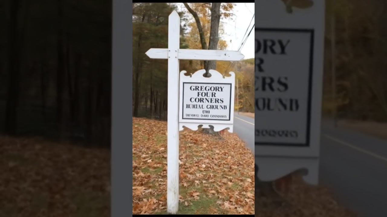 The grave of Hannah Cranna. She was accused of being a Witch 👁️ #paranormal  #scary #horrorshort