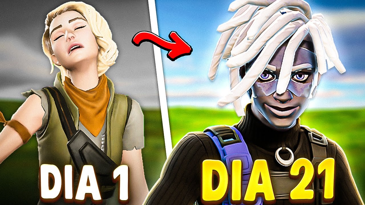 3 SEMANAS do meu Progresso com Teclado e Mouse no Fortnite! (DICAS)
