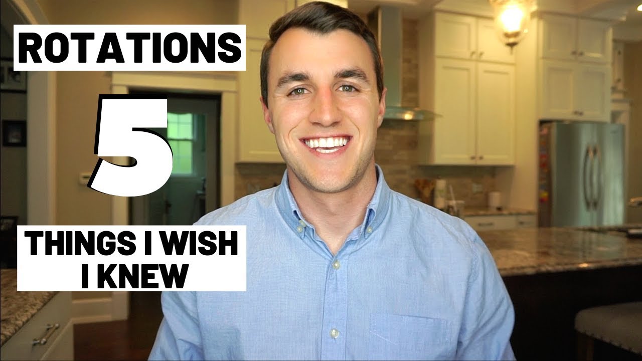 5 THINGS I WISH I KNEW BEFORE ROTATIONS | PA SCHOOL