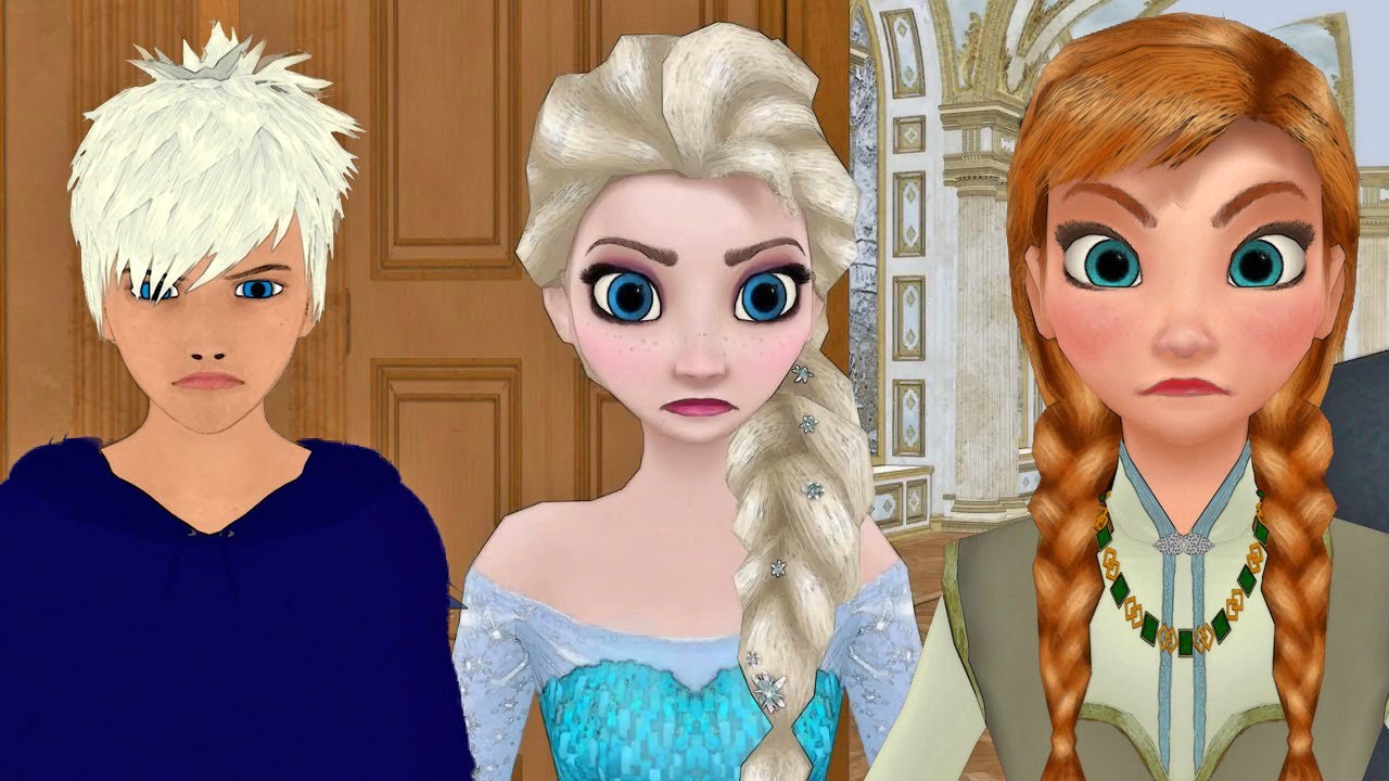 Queen & Princess P16.28 -JackElsaFrozenAnna - LetItGo - Music - Trailer - Emotional -Cat & Dog