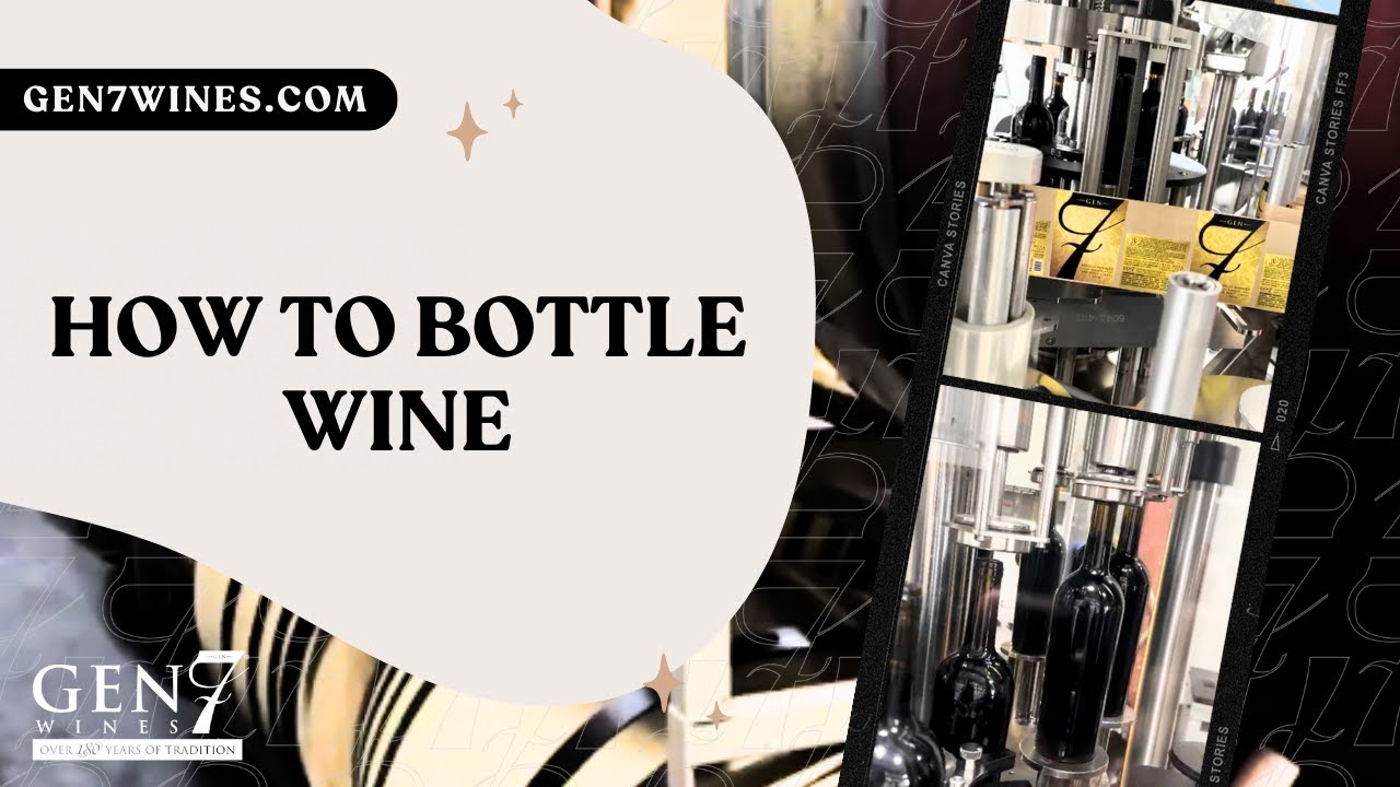 How to bottle wine