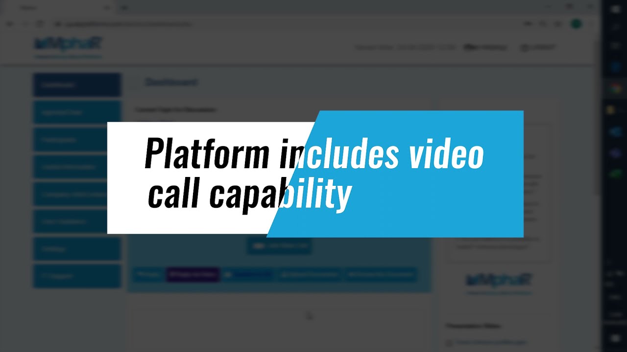 Virtual Platform for Scientific Events - Live Video Demo