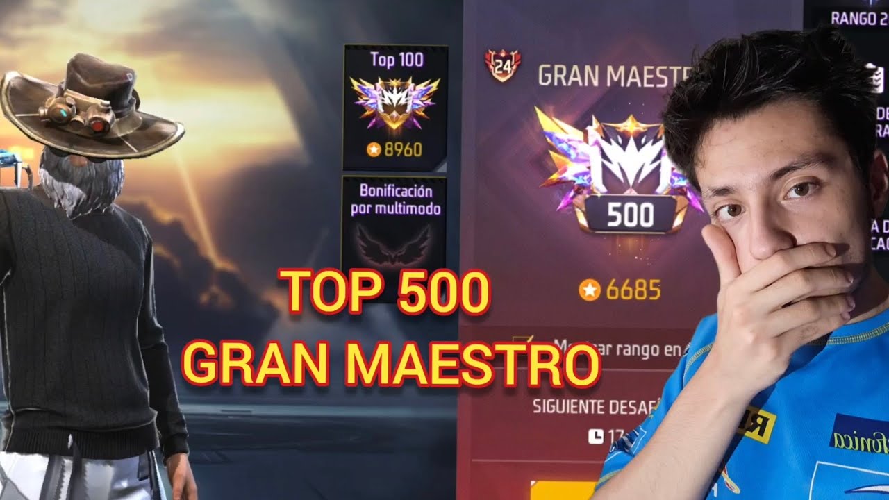 ASI ES COMO E SUBIDO AL TOP 500 GRAN MAESTRO EN FREE FIRE #freefire 