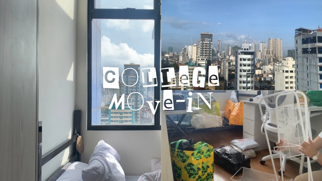 tomasino archives ep. 4 | college dorm move in📦📚