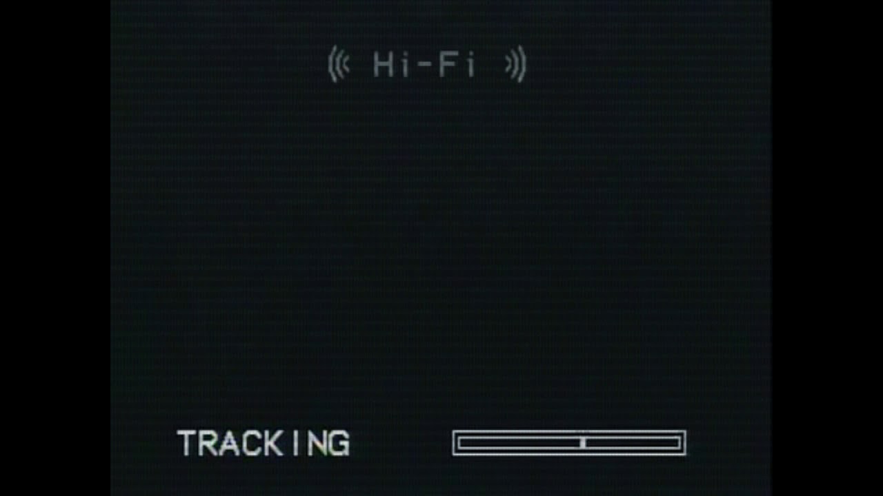 Tracking and Hi-Fi Logos (VHS Look)