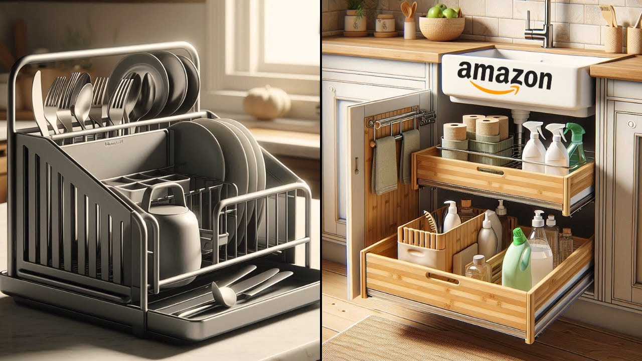 25 Amazon Kitchen Organization and storage essentials That Helps Maximize Your Space! (With Prices)