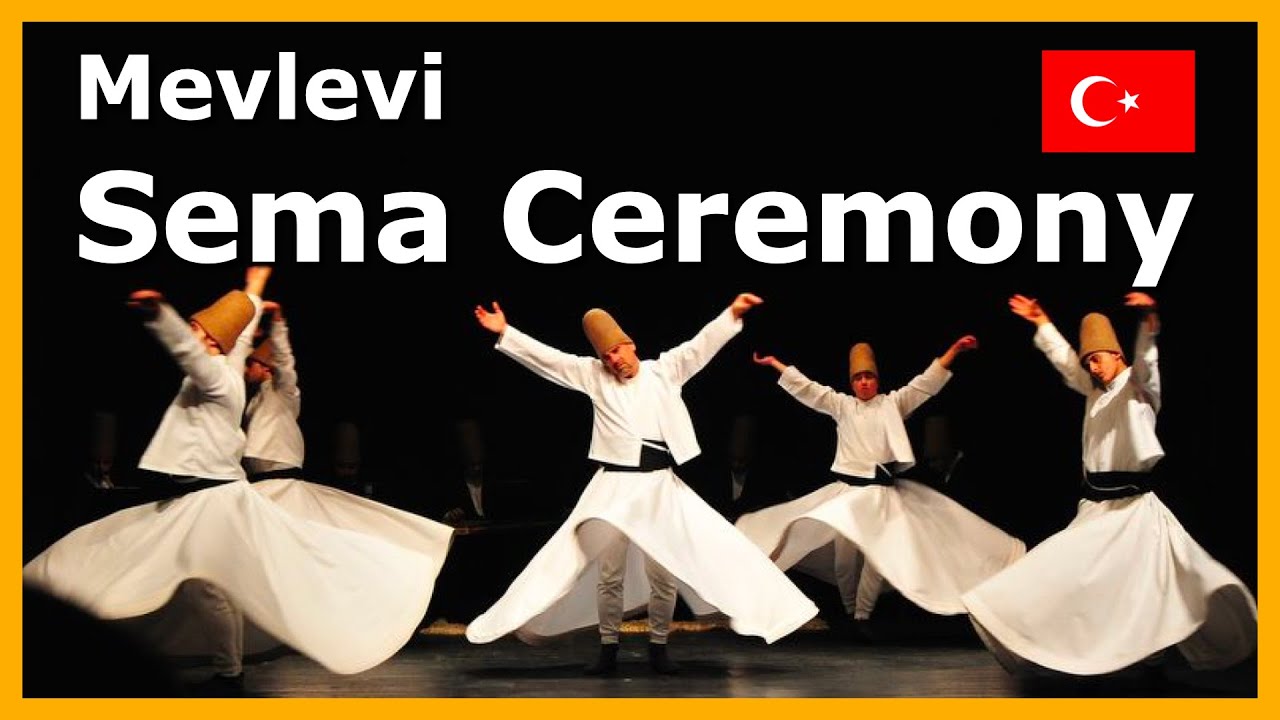 Sema g&ouml;sterisi Sufi Festivalin Konya / Mevlevi Sema Ceremony on Mevlana Festival, Turkey