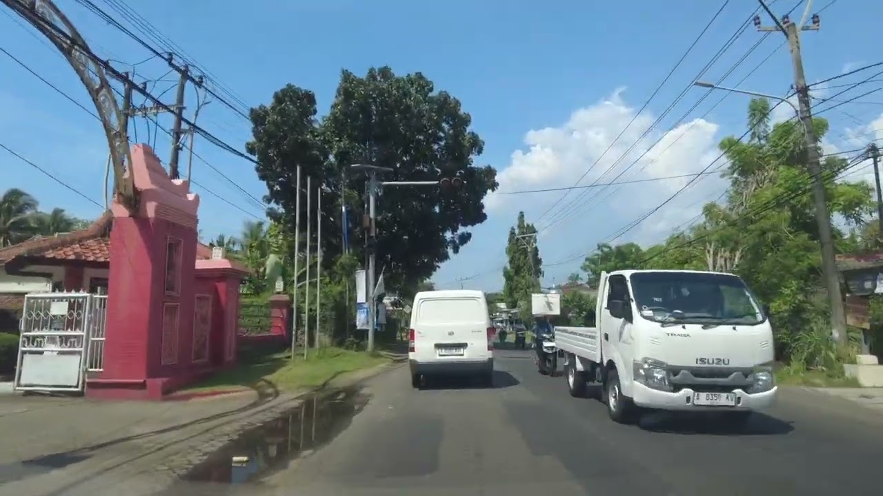 Scenic Coastal Drive from Anyer Serang to Port of Ciwandan Cilegon via Jalan Raya Anyer Banten