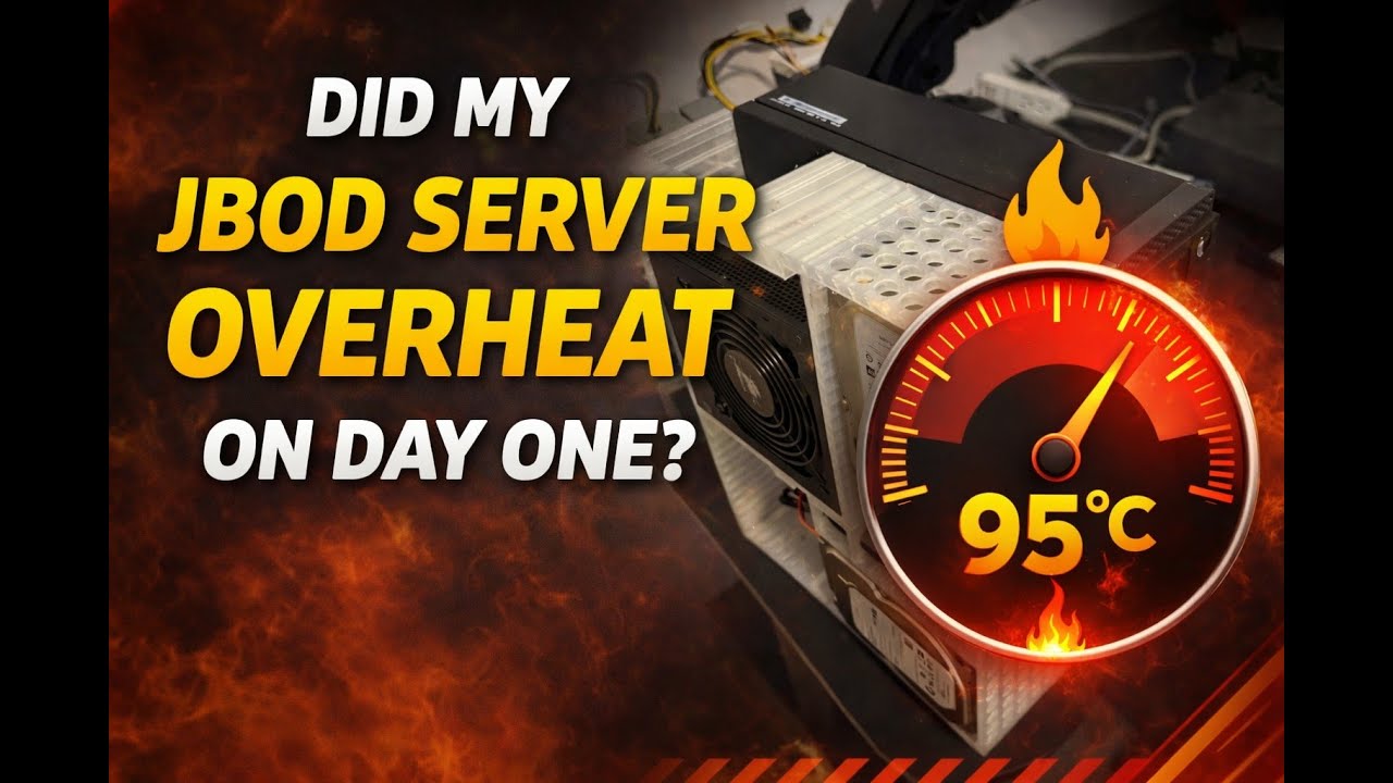 First Day Running a JBOD Server – Setup Mistakes, Fixes & Lessons Learned