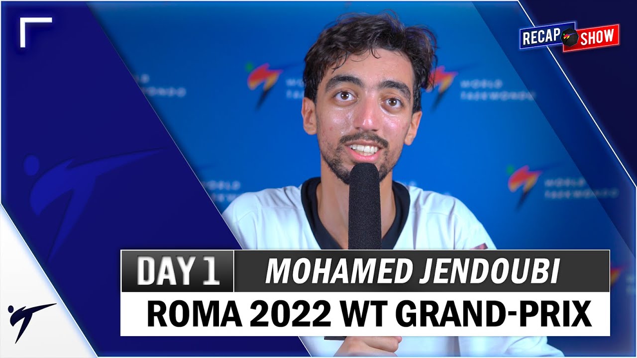 MOHAMED K. JENDOUBI POST FIGHTS INTERVIEW - SILVER MEDALIST OG THE ROMA 2022 WT GRAND PRIX