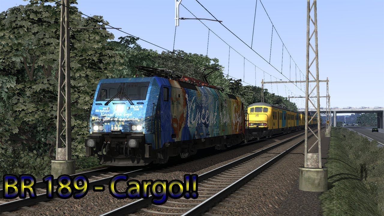 Mat 64 slepen met BR 189 - Train Simulator 2018