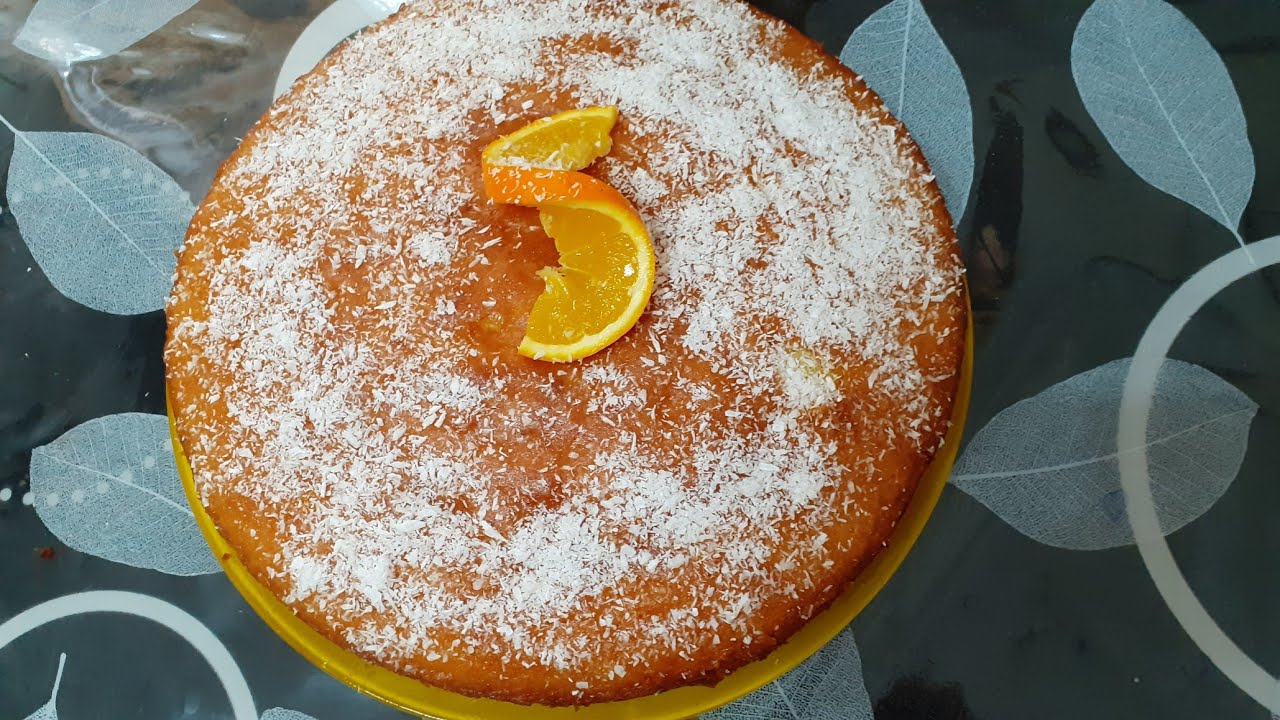 Biscuit à l'orange parfait , bon et léger😋🍰 ماكانش أخف من هاذ الكيكة بالبرتقال البنينة و الخفيفة🍊