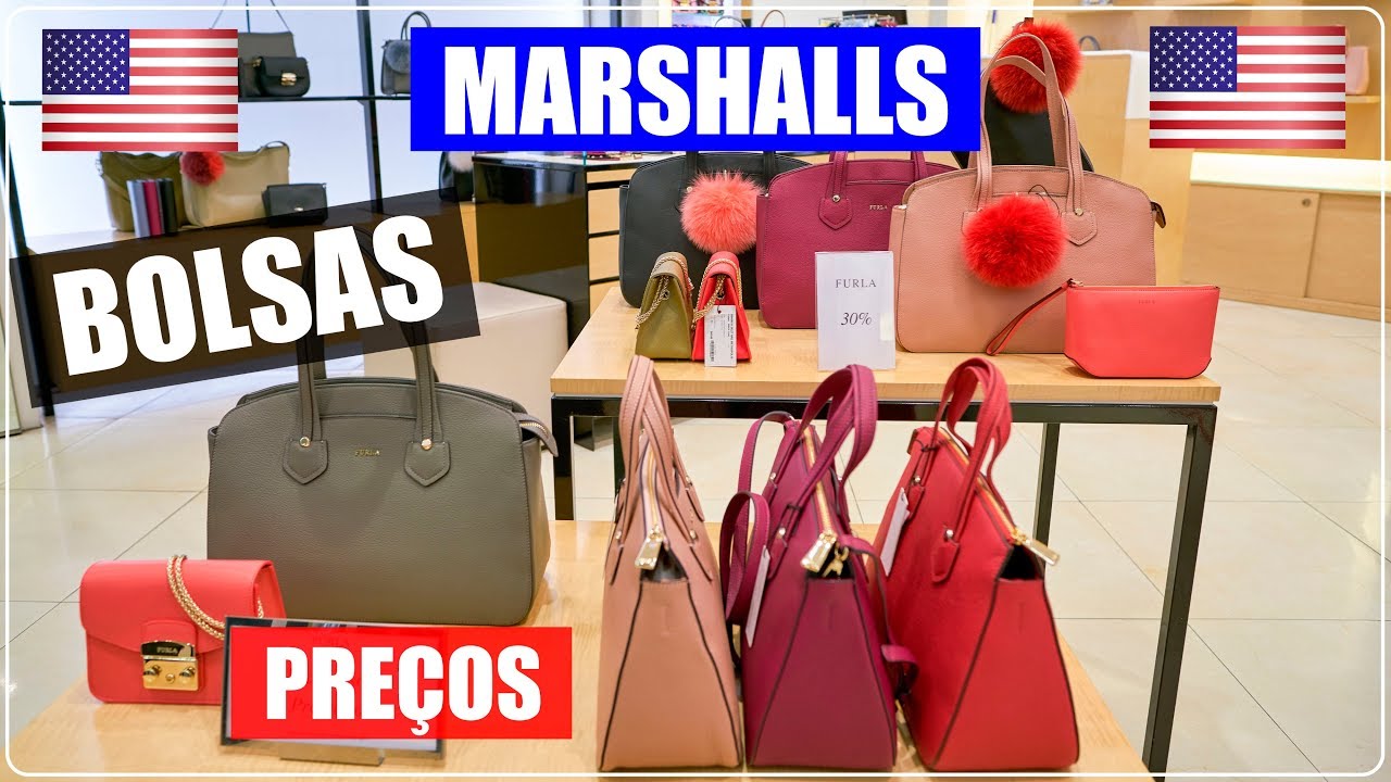 BOLSAS E MOCHILAS COM PREÇOS DE FÁBRICA NOS EUA | MARSHALLS
