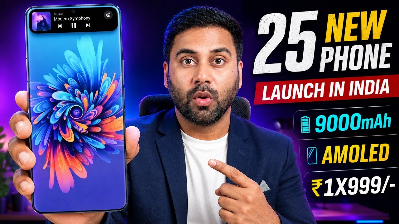 25 New Mobile Phone Launch in India 2026 🔥
