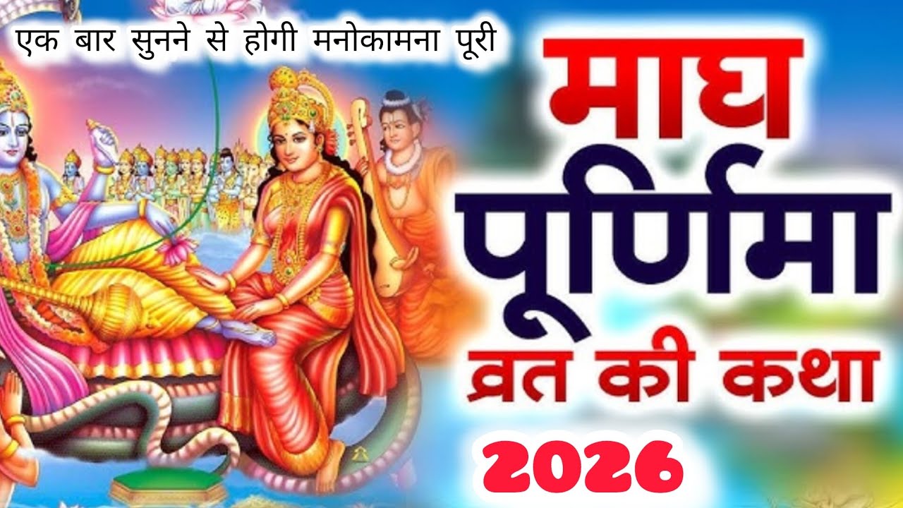 माघ पूर्णिमा व्रत कथा सुनते ही बदल जाती है किस्मत | Magh Purnima Katha | पाप नाशक कथा।