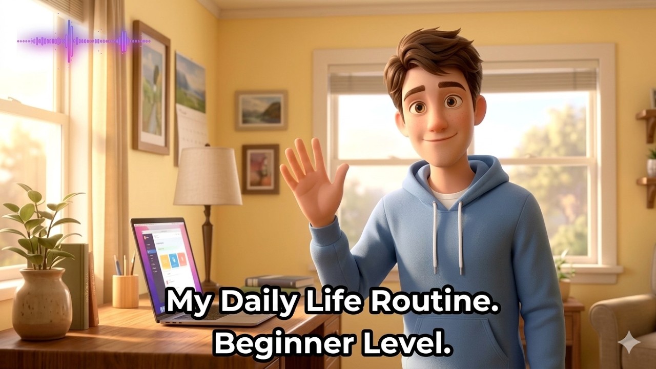 My Daily Life Routine( Beginner English )