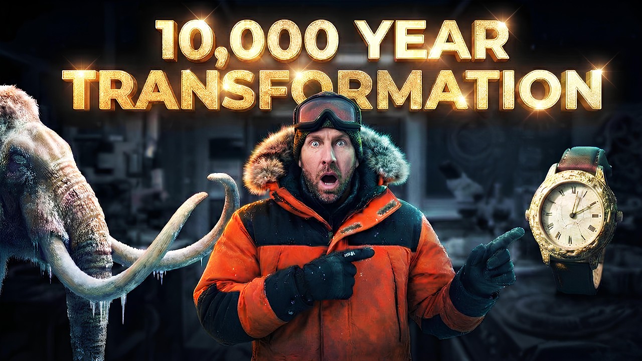 Making a WATCH from 10,000 Year Old MAMMOTH TUSK
