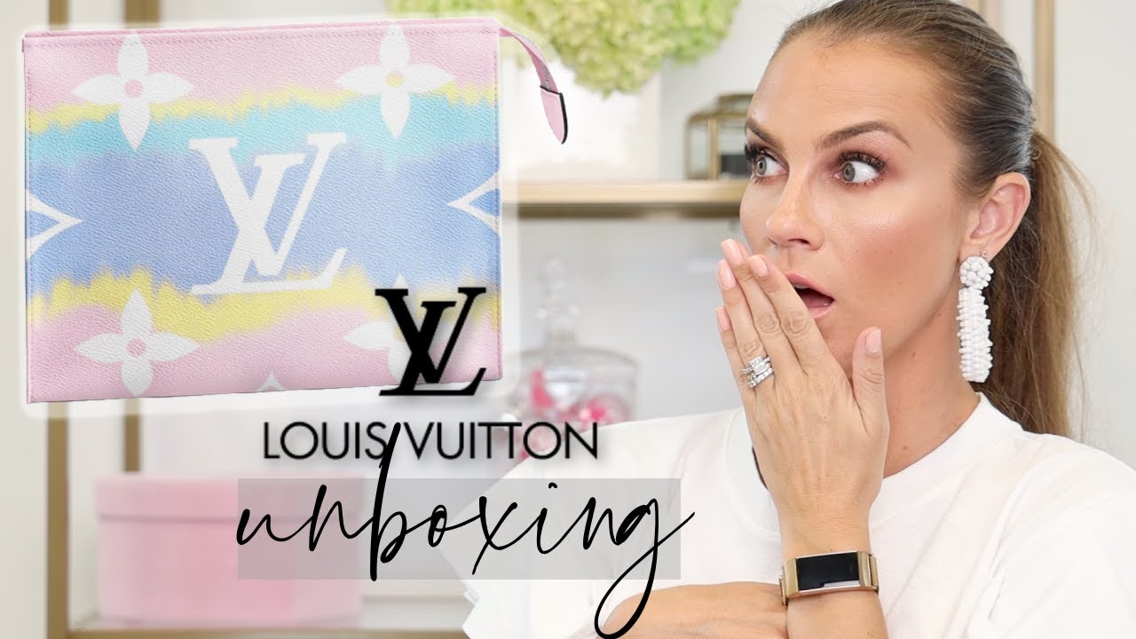 RARE Louis Vuitton UNBOXING! LV Escale Poche Toilette 26