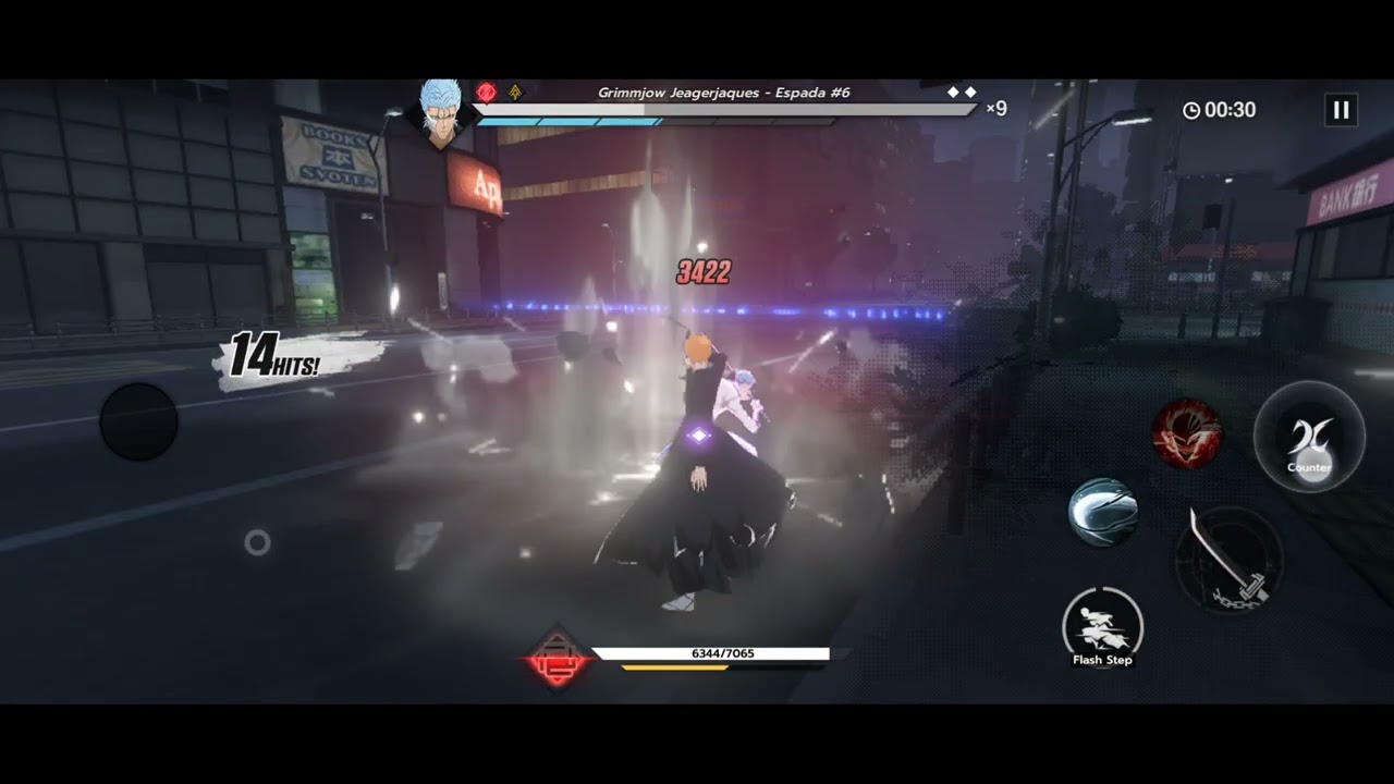Bleach: Soul Resonance | Ichigo vs Grimmjow | First fight | Gameplay