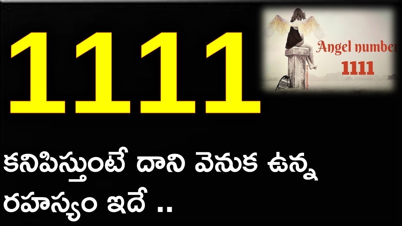 The reason you are seeing 1111 angel number |Message of 111|the Power of Number 11 | number 1|Telugu