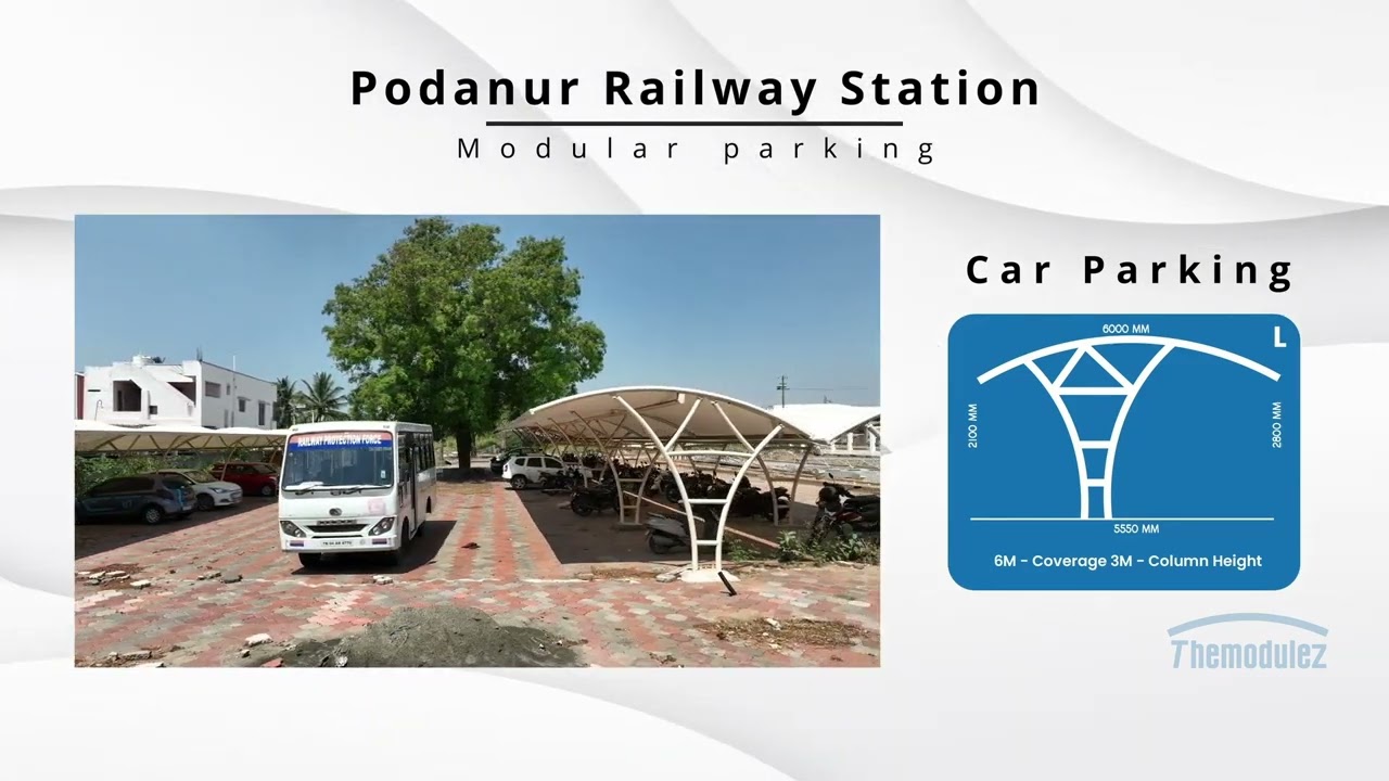 Magicwallz Creates Iconic Tensile Structure for Southern Railway Salem Division