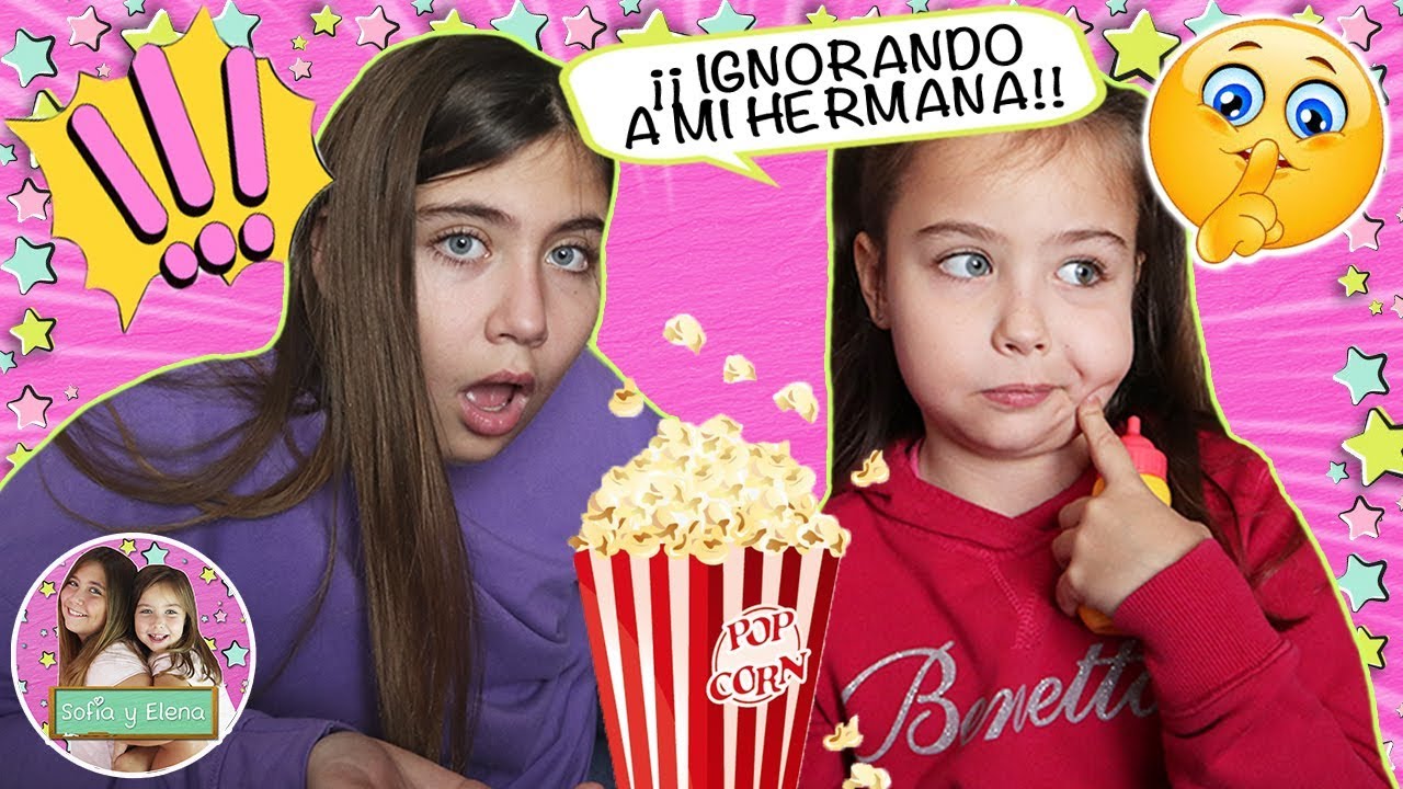 ⏳ 24 HORAS IGNORANDO a mi HERMANA 😅 ELENA se ENFADA!  😲 &iquest;Superar&eacute; el RETO?