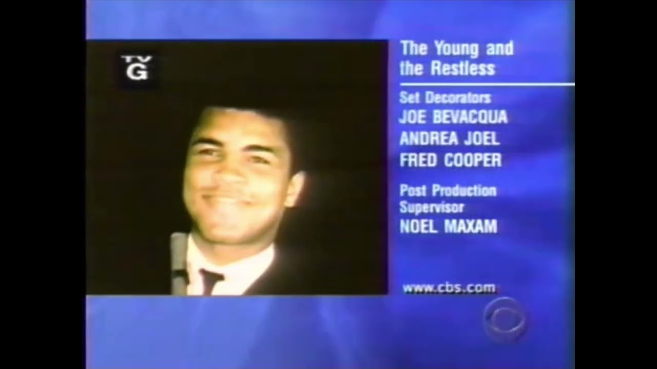 Y&R - Opening credits, Mid-show bumpers & CBS Split screen credits (November 30th 1999)