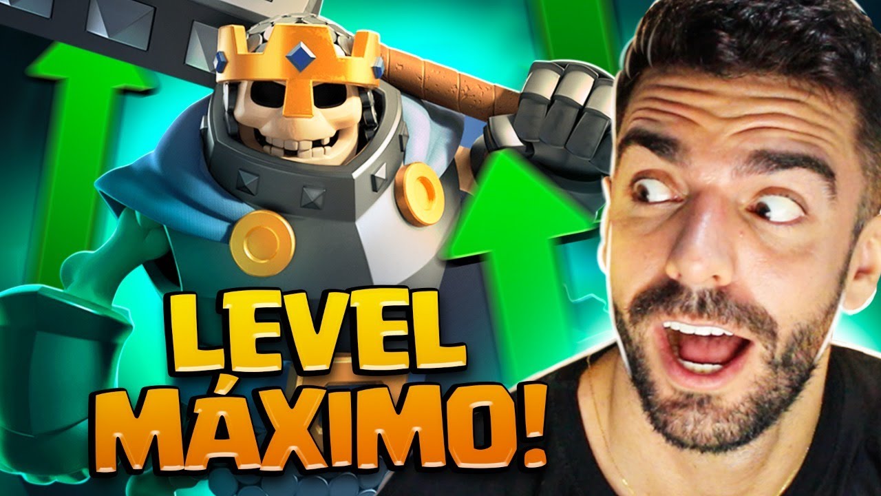 USEI O REI ESQUELETO NO N&Iacute;VEL M&Aacute;XIMO DO CLASH ROYALE!
