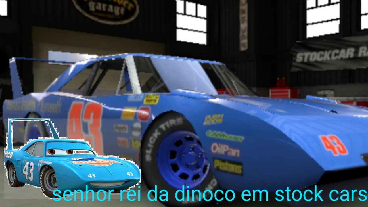 Eu recriei o Senho rei da dinoco em stock cars!