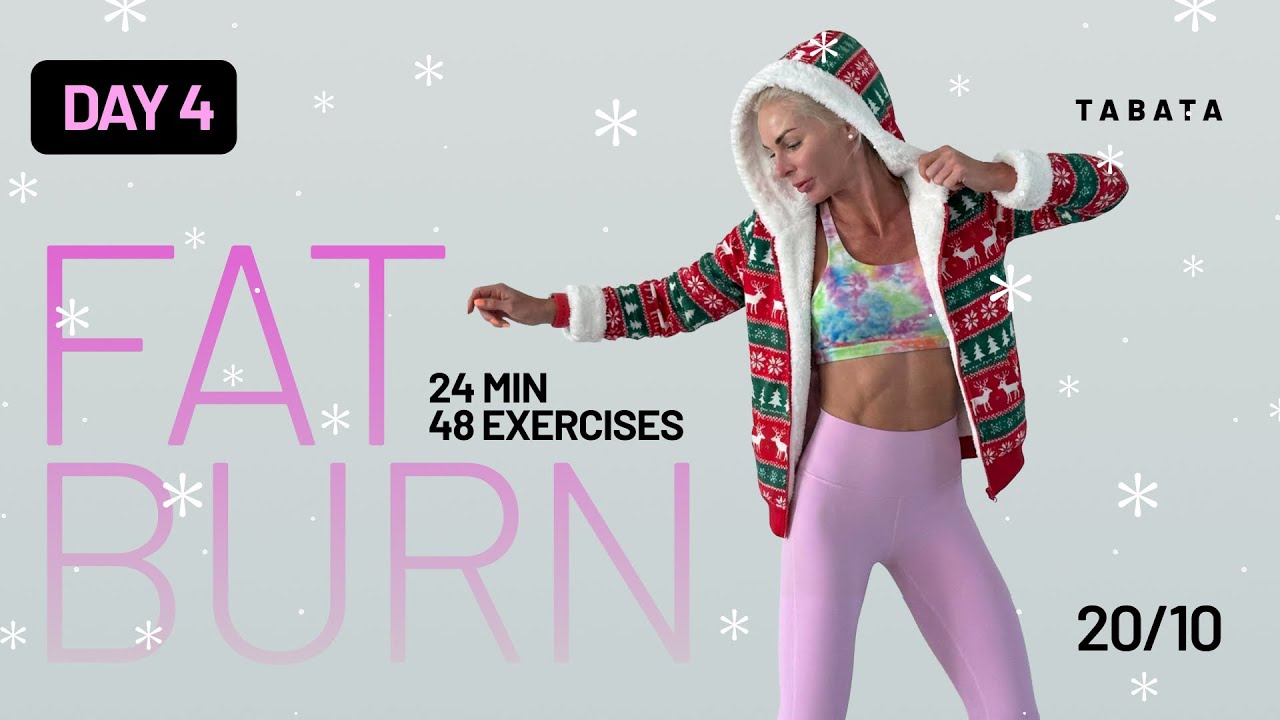 24 Min Fat Burning Full Body Dumbbell Workout at Home | Fat Burn Series – Day 4