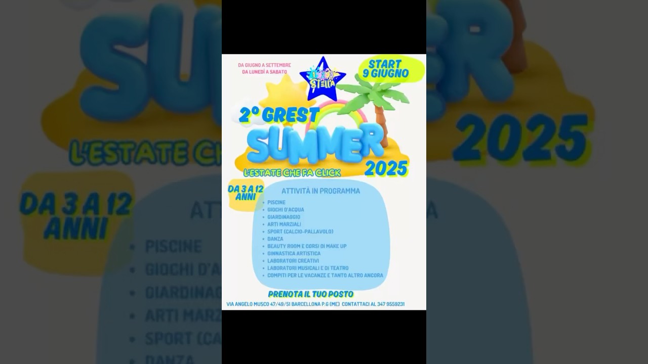 L&rsquo;estate che fa Click inizia da qui !!!  #grest2025 #centroestivo #animazioneperbambini